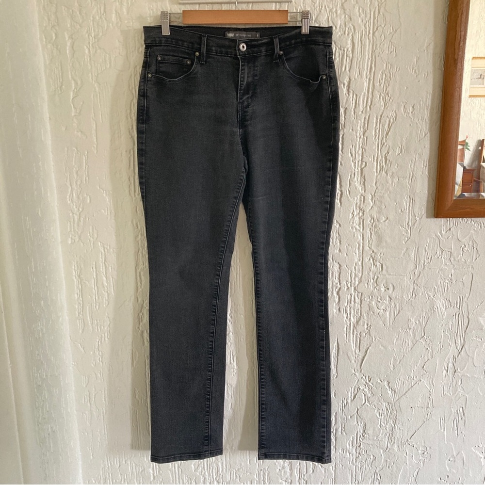 Levi’s Black 505 Straight Leg Jeans Size 29 x 34